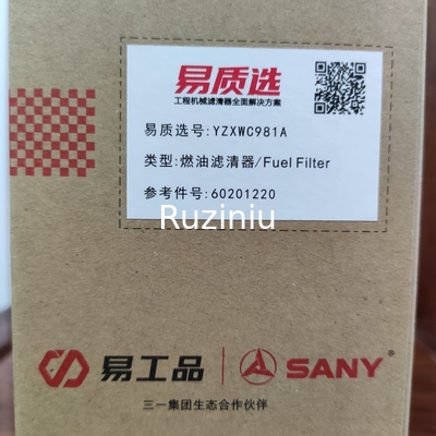 60201220 Sany Fuel Filter SY55/SY60/SY85/SY95/SY215/SY305/SY485/SY500 ใช้กับ 4JG1/4JJ1/4BG1/6HK1/6WG1
