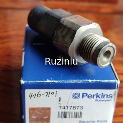 T417873 416-7101 ชิ้นส่วนเครื่องยนต์ Perkins C6.4 C6.6 Fuel Overflow Valve