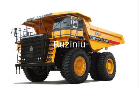 SRT95C Mining Dump Truck 783kW ความจุในการบรรทุก 95t สำหรับการขนส่งวัสดุ