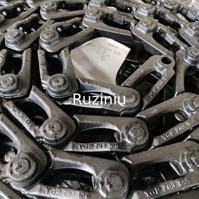 SY135 10786241 ชิ้นส่วนช่วงล่างของรถขุดตีนตะขาบตีนตะขาบตีนตะขาบ 44 โซ่